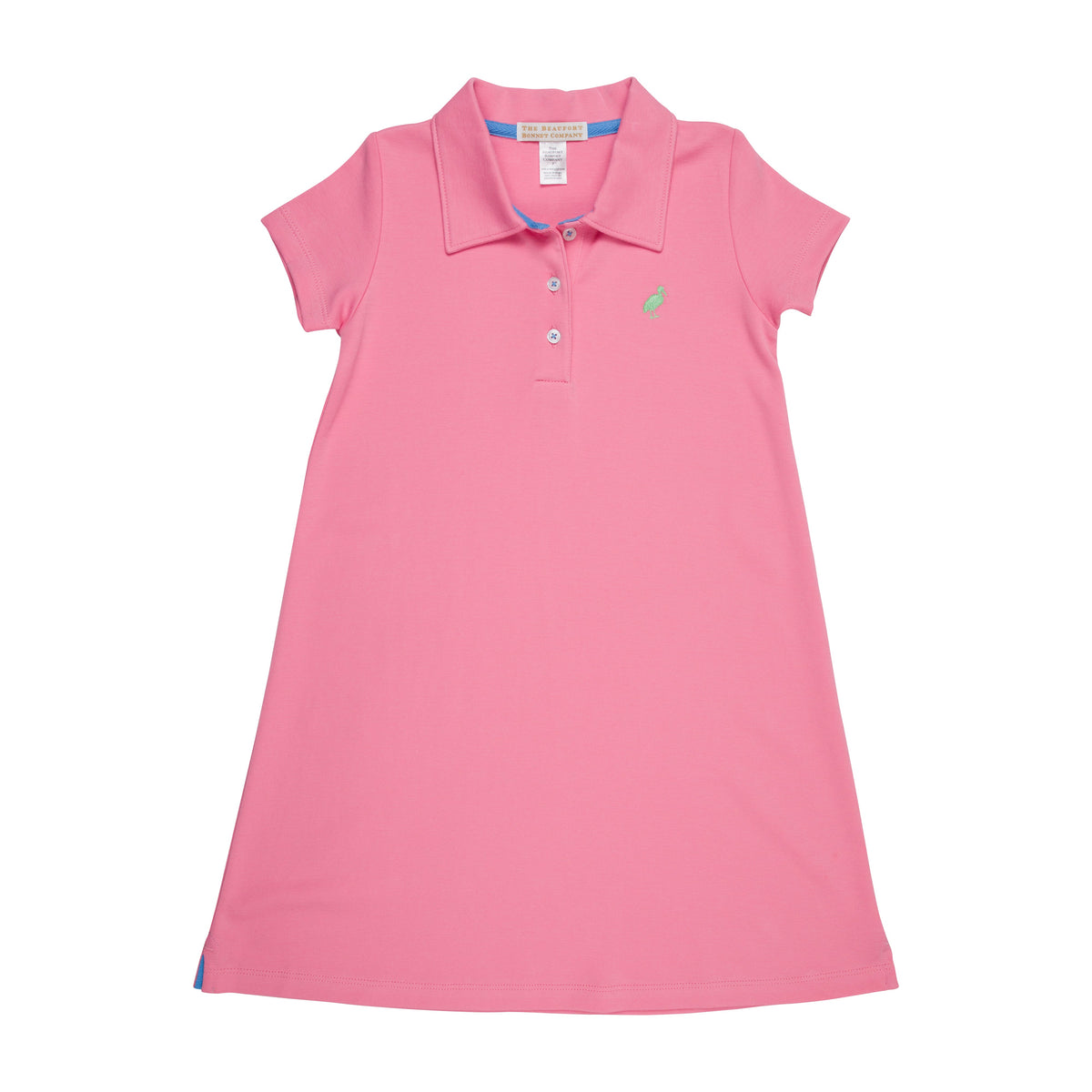 MAUDE'S POLO DRESS - HAMPTONS HOT PINK – MiMi Kids