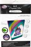 CRYSTAL ART NOTEBOOK KIT - UNICORN SMILE