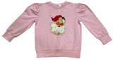 LONG SLEEVE SEQUIN SANTA PUFF SHIRT