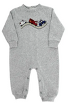 EMERGENCY VEHICLES - BOYS KNIT ROMPER