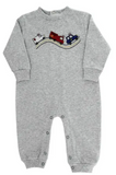 EMERGENCY VEHICLES - BOYS KNIT ROMPER