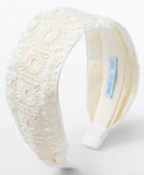 GIRL CROCHET HEADBAND - IVORY