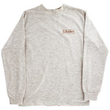 LONGSLEEVE LOGO TEE TURKEY- OATMEAL