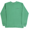 BOYS LONG SLEEVE LOGO TEE - DOG IN BOAT ON GREEN