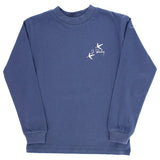 BOYS LONG SLEEVE LOGO TEE - TURKEY ON DENIM