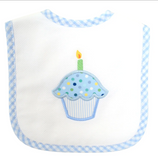 BIRTHDAY BASIC BIB - BLUE