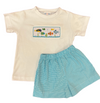 LULU BEBE BOYS FISH SHORT SET