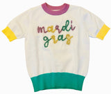 MARDI GRAS TRIM TOP