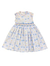 LULU BEBE RAINBOWS AND CLOUDS SMOCKED WAIST DRESS