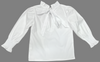 LYN LONGSLEEVE RUFFLE COLLAR TIE BACK SHIRT