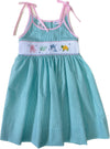 SEALIFE SMOCKED WAIST DRESS