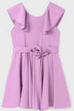 LAVENDER CREPE DRESS