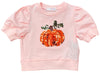 LULU BEBE PUMPKIN PUFF SEQUIN SHIRT