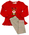 RUFFLE RUDOLPH TOP WITH LEGGINGS