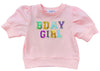 LULU BEBE SEQUIN BDAY GIRL PUFF SHIRT