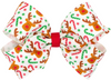 KING REINDEER GROSGRAIN HAIR BOW