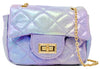 CLASSIC METALLIC RAINBOW MINI BAG-PURPLE