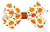 MINI HARVEST - THEMED PUMPKIN PRINTED GROSGRAIN HAIR BOW