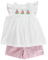 SAILBOAT TRIO - GIRLS SHORT SET