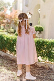 GIRLS PINK CHRISTMAS NUTCRACKER DRESS