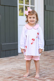 GIRLS CANDYCANE BLOOMER SET