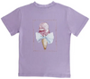 GIRLS SHORT SLEEVE LOGO TEE - ICE CREAM ON LILAC