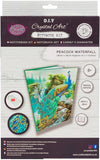 CRYSTAL ART NOTEBOOK KIT - PEACOCK WATERFALL