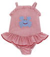 CRAB 1 PIECE SWIM WITH RUFFLE