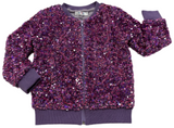 SEQUIN JACKET - ORCHID