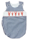 LULU BEBE CRAWFISH SMOCKED BOY BUBBLE