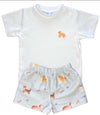 LULU BEBE TOM PUPPY SHORT SET