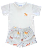 LULU BEBE TOM PUPPY SHORT SET