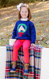 ISABELLE'S INTARSIA SWEATER NANTUCKET NAVY WITH HORSE INTARSIA