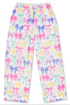 PRETTY BOWS PLUSH PANTS