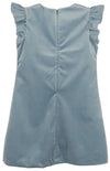 DELUXE VELVET SHIFT DRESS - BLUE