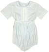 PATRICK BLUE LACE BUTTON ON BLOOMER SET