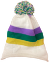 MARDI GRAS POM POM HAT - EXTRA SMALL