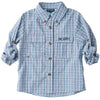 FOUNDERS FISHING SHIRT - ADRIATIC BLUE PLAID