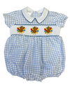 LULU BEBE TURKEY SMOCKED BOY BUBBLE