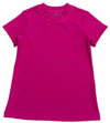 ACTIVE SHORT SLEEVE TOP - FUSCHIA