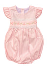 ROSIE SMOCKED WAIST BUBBLE - PINK