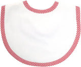 SMALL CHECK BASIC BIB - RED