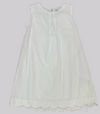 SCALLOP SWING DRESS - WHITE