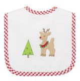 CHRISTMAS REINDEER FEEDING BIB