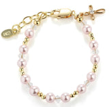 GOLD AND PEARL BRACELET - MEDIUM