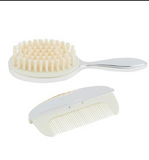 KEEPSAKE SILVER BRUSH AND COMB