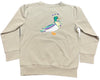 MARDI GRAS SAGE DUCK EMBROIDERED LONGSLEEVE SHIRT