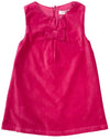 HOT PINK VELVET JUMPER DRESS