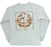 BOYS LONG SLEEVE TEE - DUCK SILHOUETTE ON SAGE