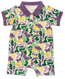 MARDI GRAS CAMO POLO SHORTALL